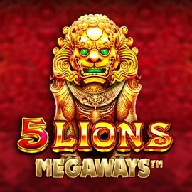 5 Lions Megaways slot logo by Pragmatic Play at Astromania Casino