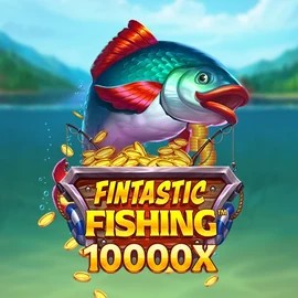 Fintastic Fishing online game logo by Foxium on astromaniacasino.si