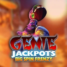 Genie Jackpots: Big Spin Frenzy online game logo by Blueprint Gaming on astromaniacasino.si