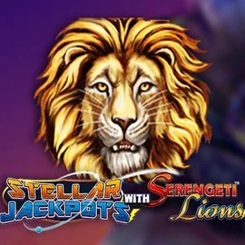 Stellar Jackpots with Serengeti Lions game by Lightning Box Game – logo hosted on Astromania Casino